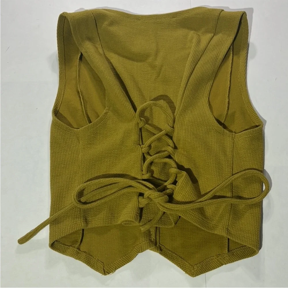 Free People • Green Vest - Picture 5 of 5